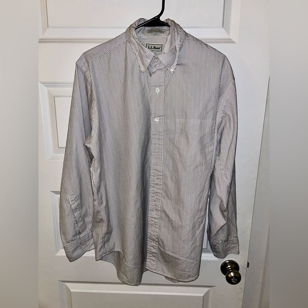 Vintage L.L. Bean Men’s Button Down Shirt Size 16 1/2-34